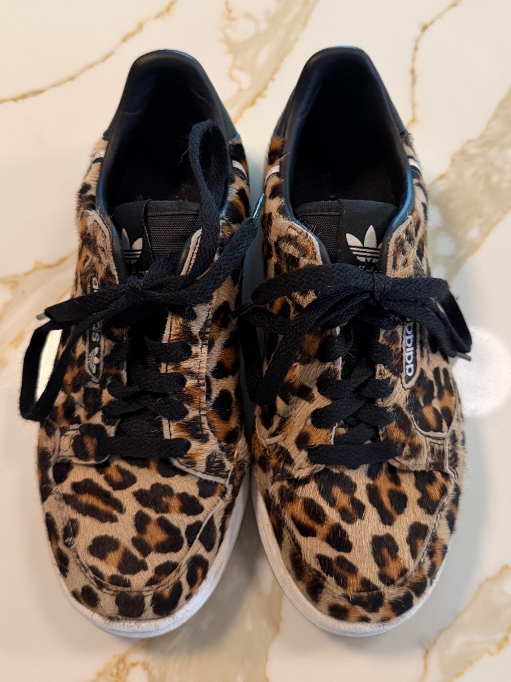 Adidas Pony Hair Leopard Sneakers